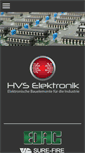 Mobile Screenshot of hvs-elektronik.de