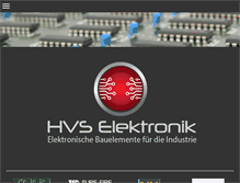 Tablet Screenshot of hvs-elektronik.de